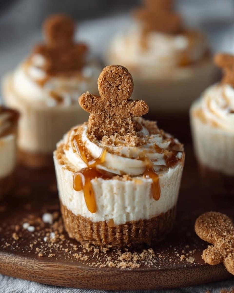 No-Bake Gingerbread Cheesecake Cups