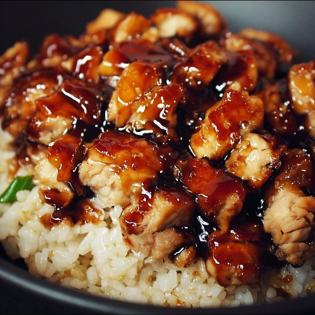 Honey BBQ Chicken Rice 4 Honey BBQ Chicken Rice