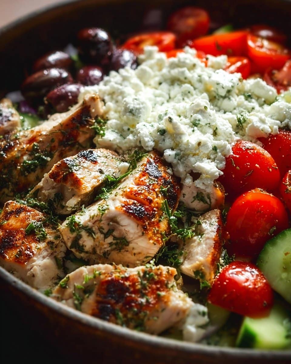 Greek Chicken Bowls