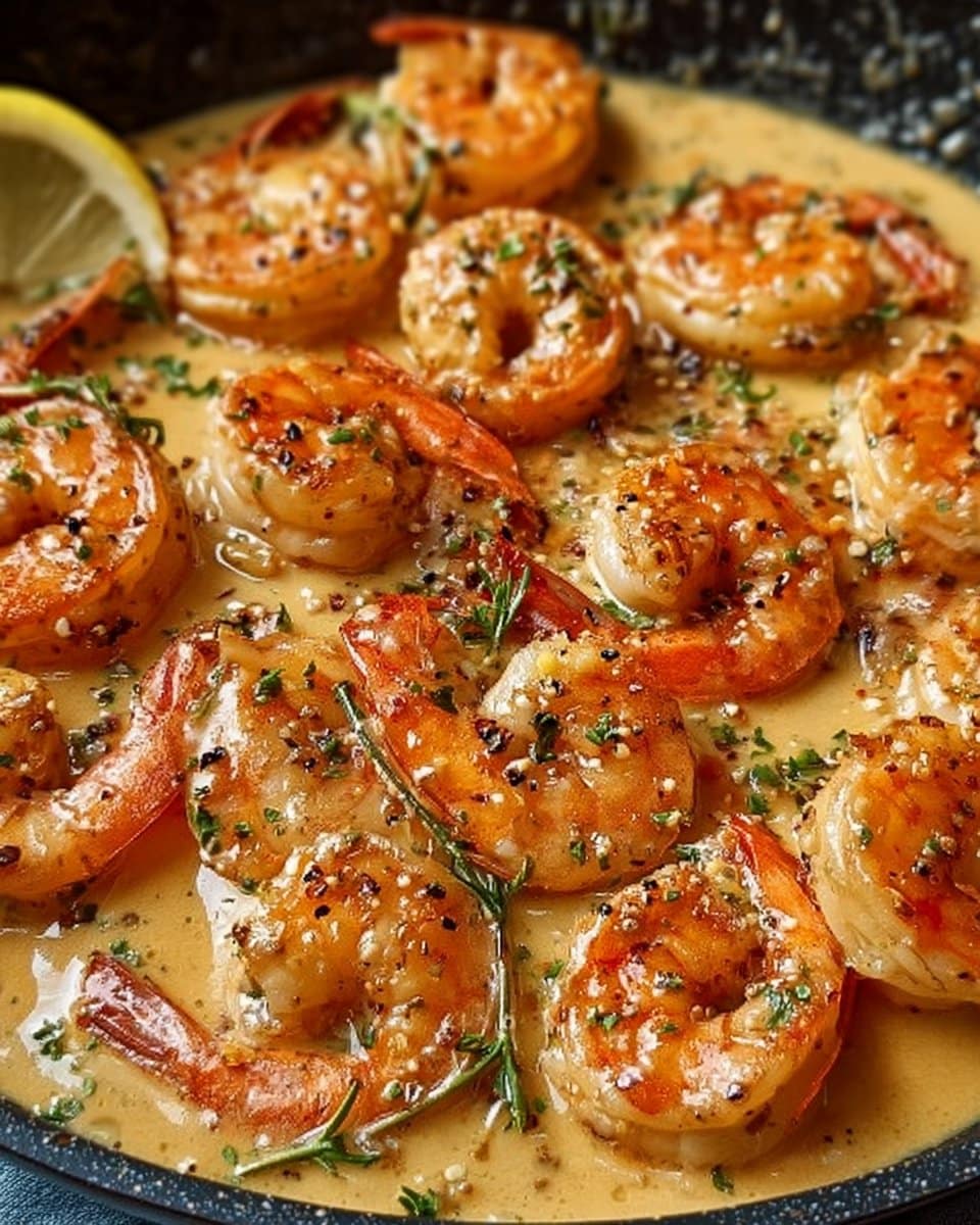 Easy Creamy Garlic Shrimp