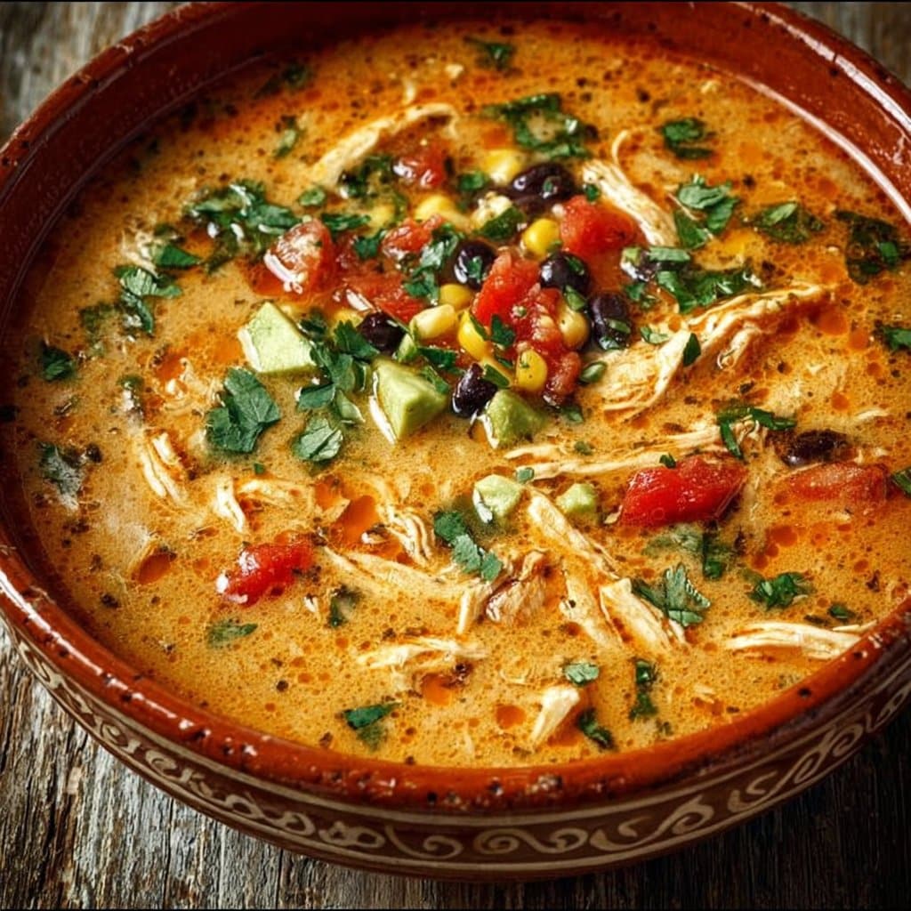 Creamy Chicken Tortilla Soup 7 Creamy Chicken Tortilla Soup