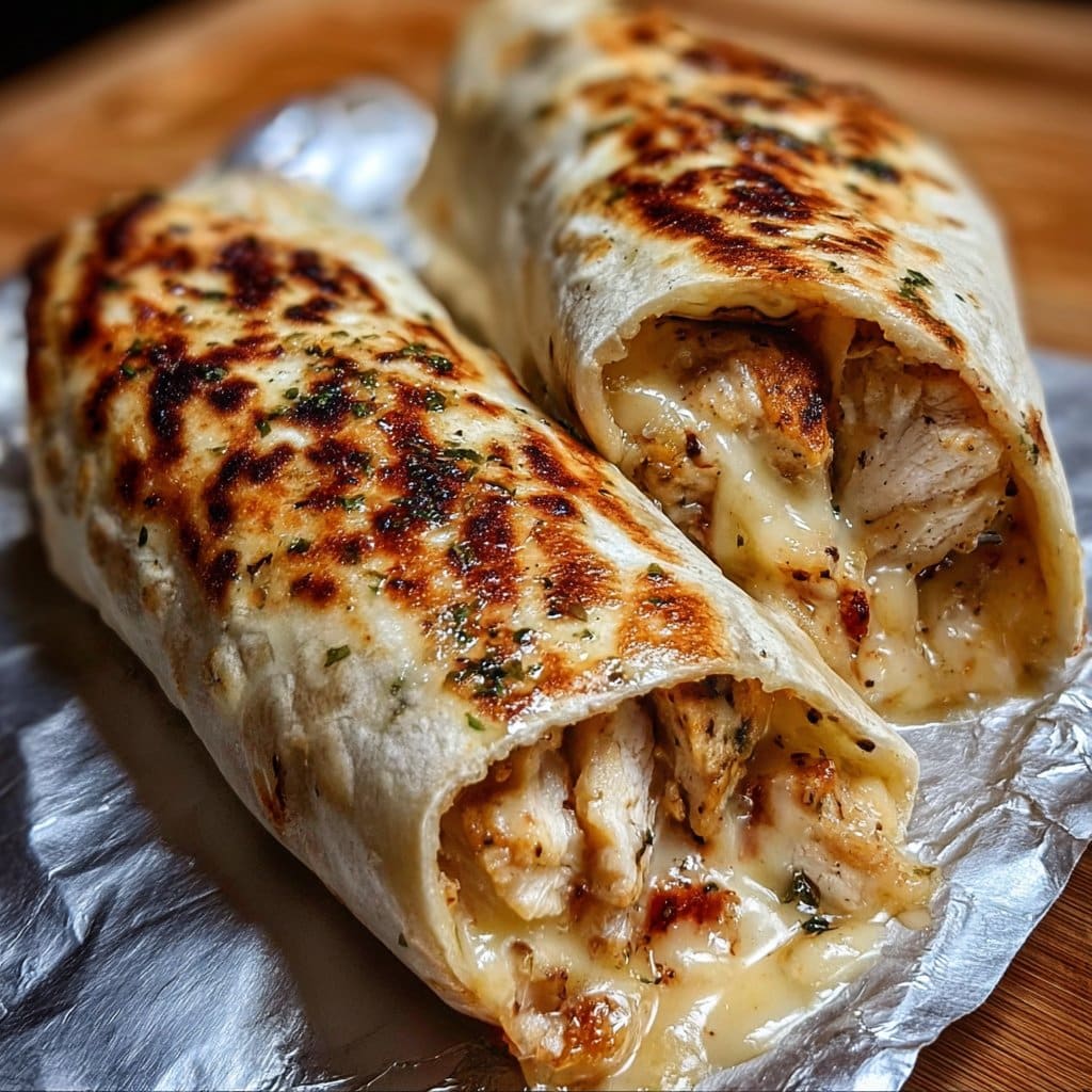 Ooey-Gooey Cheesy Garlic Chicken Wraps You’ll Love! 4 Ooey-Gooey Cheesy Garlic Chicken Wraps You’ll Love!