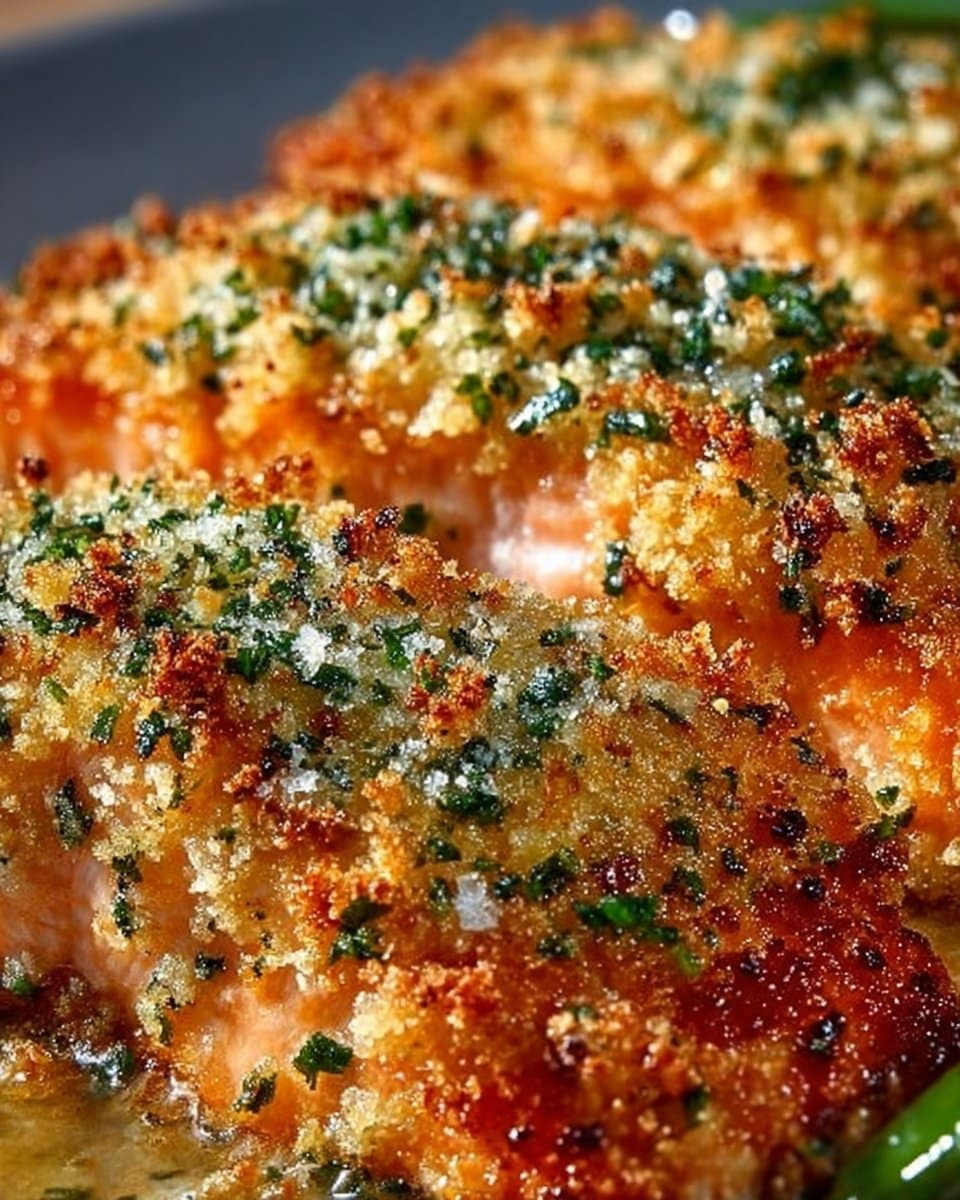 Crispy Parmesan Salmon Bake 5 Crispy Parmesan Salmon Bake