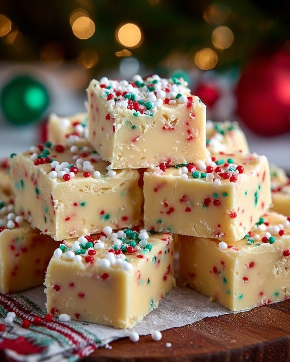 Easy Christmas Sugar Cookie Fudge
