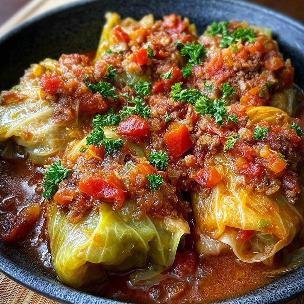 Slow Cooker Unstuffed Cabbage Rolls