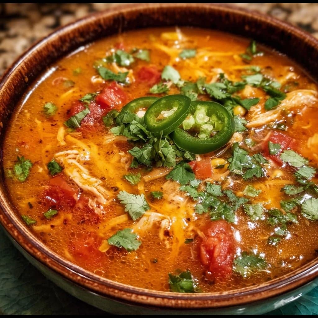 Low-Carb Chicken Tortilla Soup 3 Low-Carb Chicken Tortilla Soup