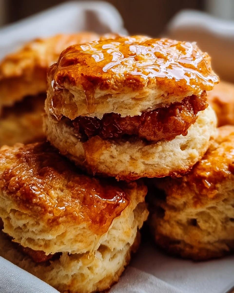 Hot Honey Chicken Biscuits