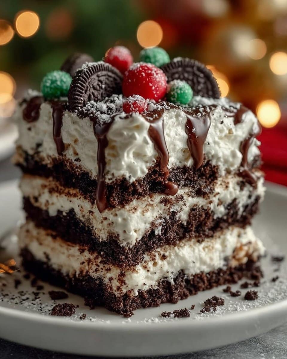 No-Bake Christmas Oreo Lasagna 9 No-Bake Christmas Oreo Lasagna