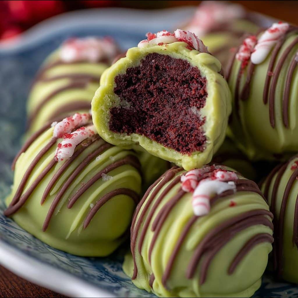 Grinch Oreo Truffles