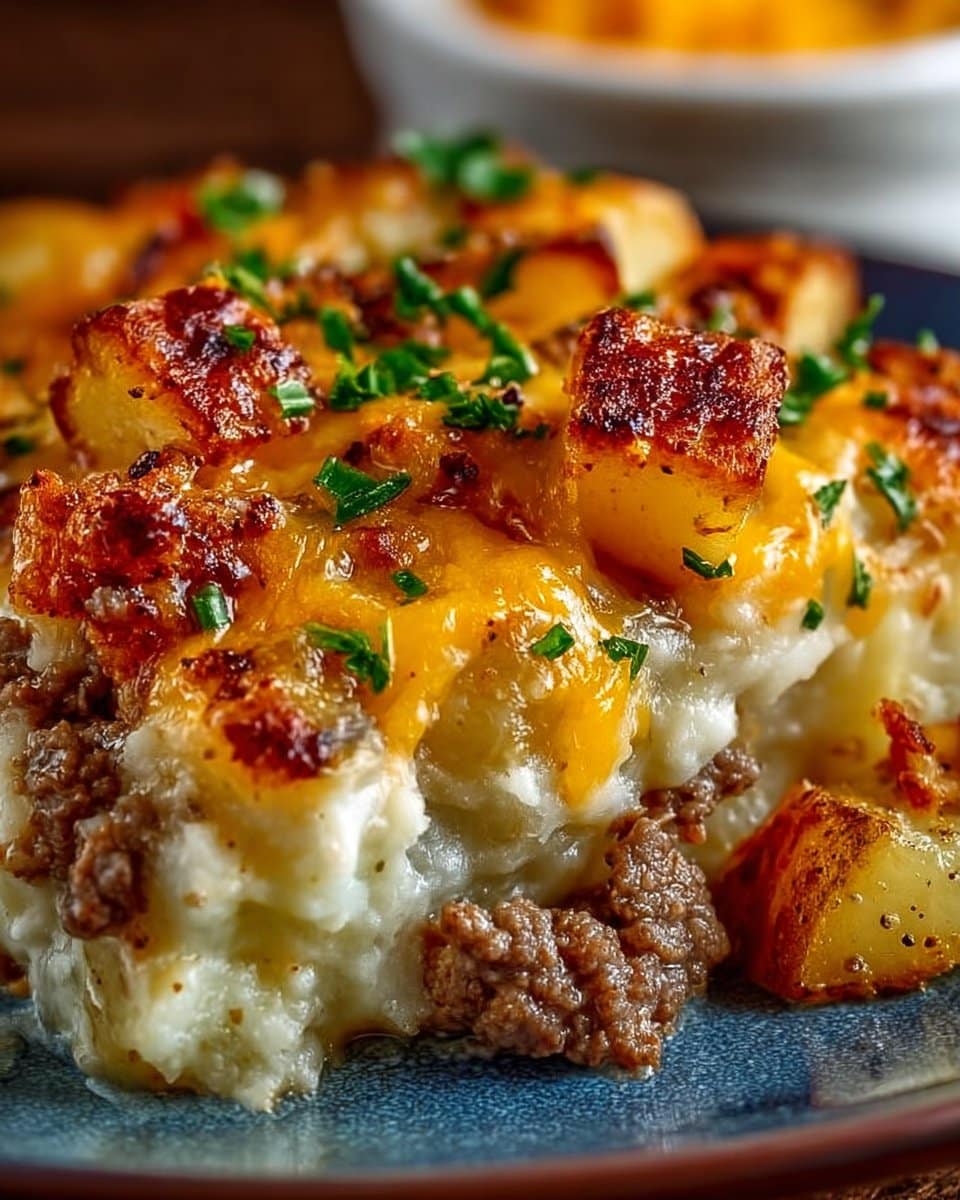 Slow Cooker Cowboy Potato Casserole