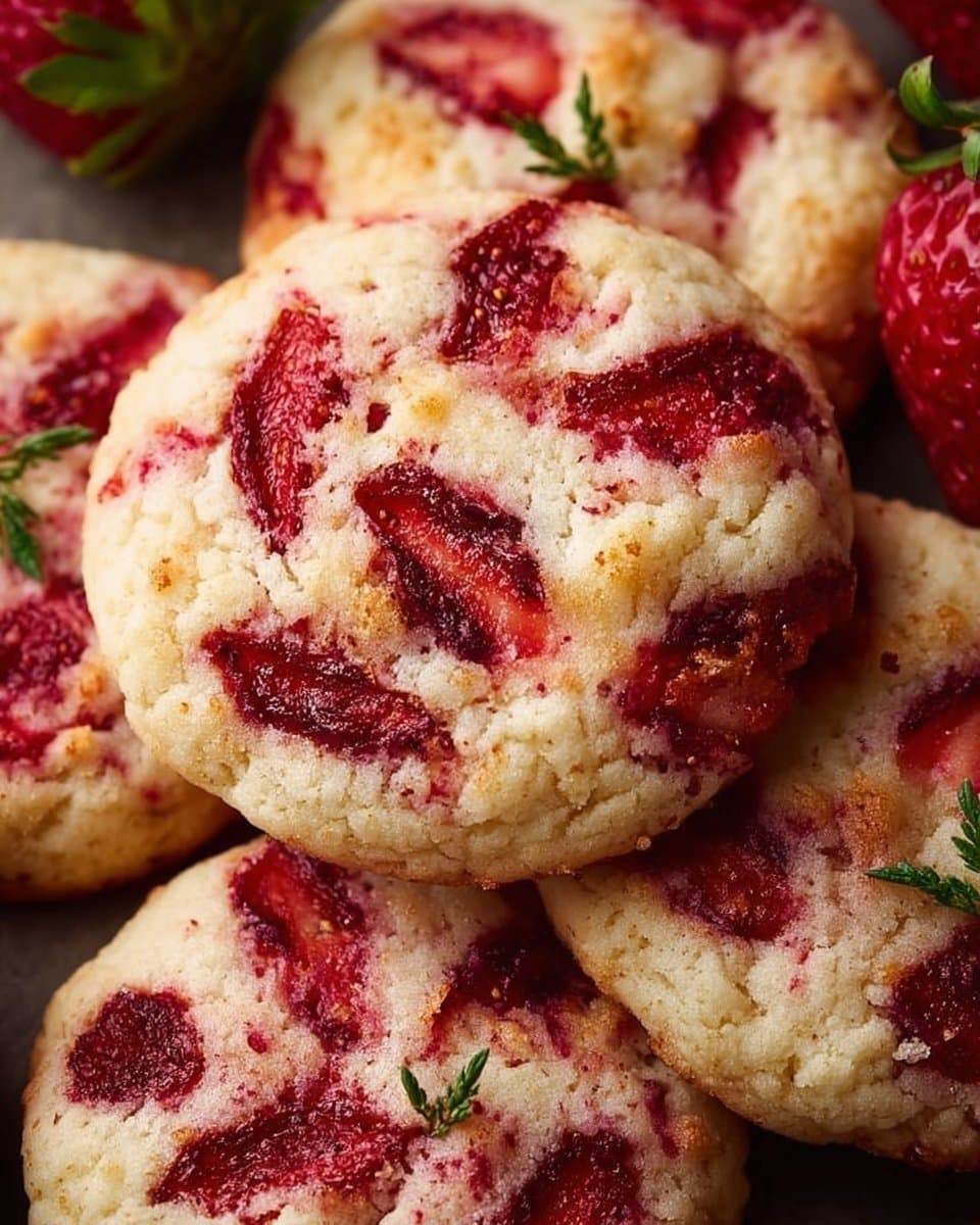 Strawberry Cheesecake Cookies