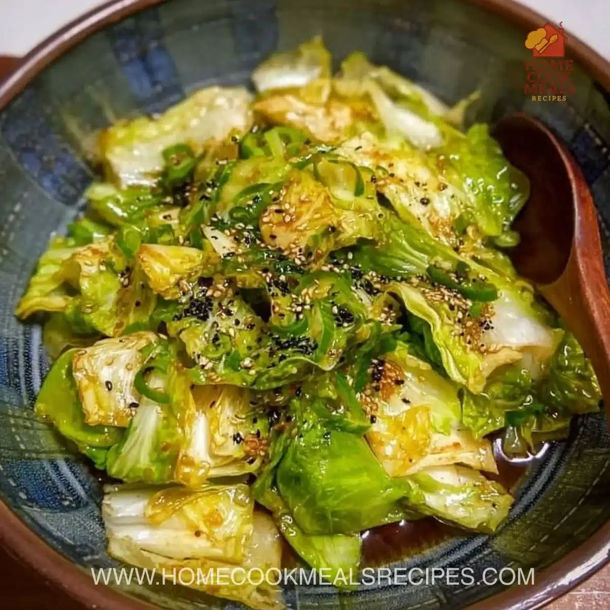 Plate of addictive izakaya style salted cabbage (yamitsuki cabbage)