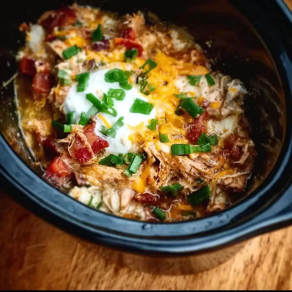 Delicious 5 ingredient crockpot dinner prepared for family meals.
