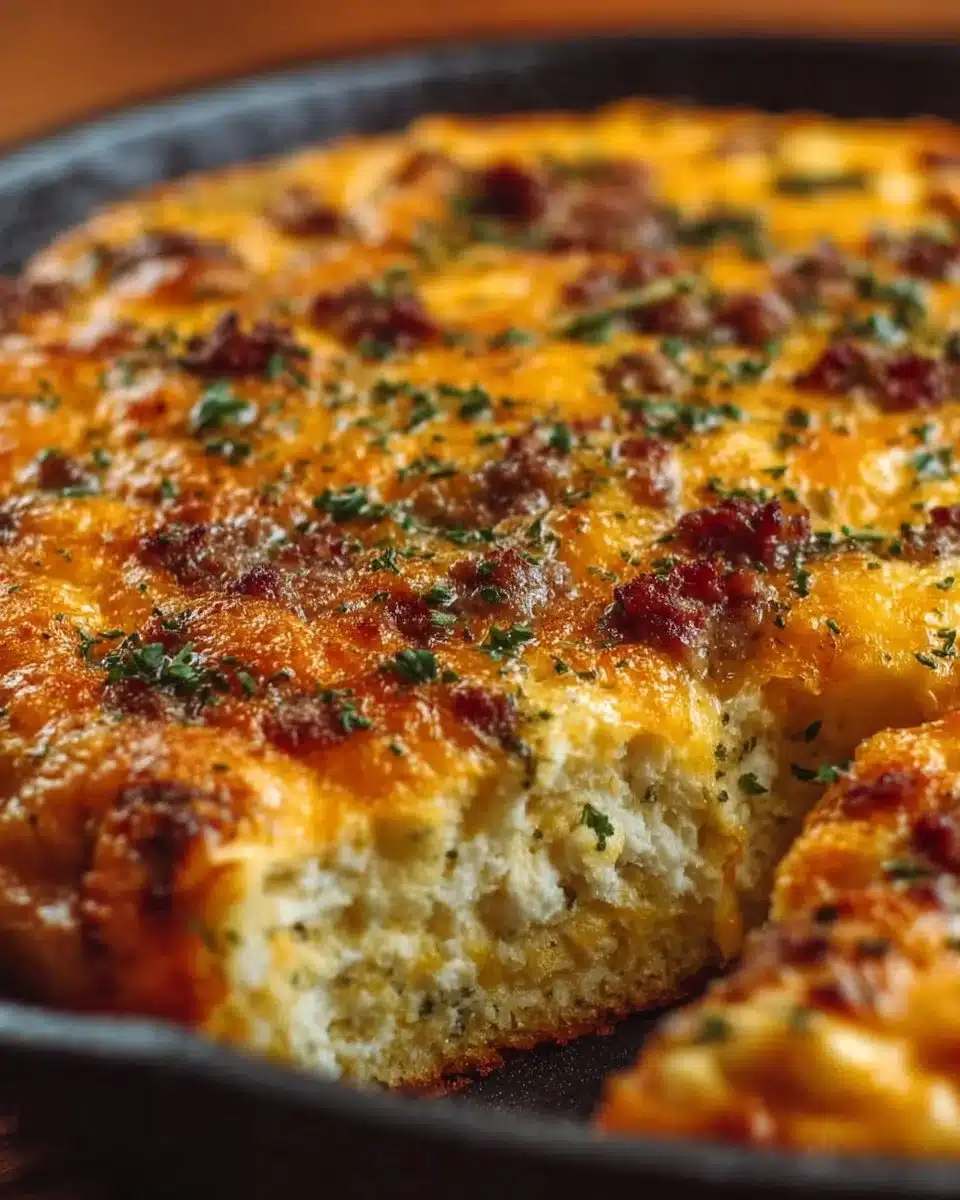 Delicious Crack Breakfast Casserole fresh out of the oven, ready to serve.