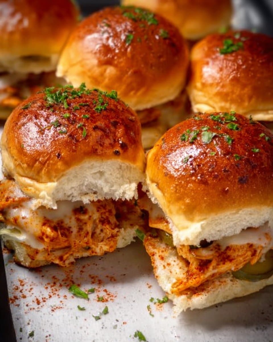 Spicy Buffalo Chicken Sliders