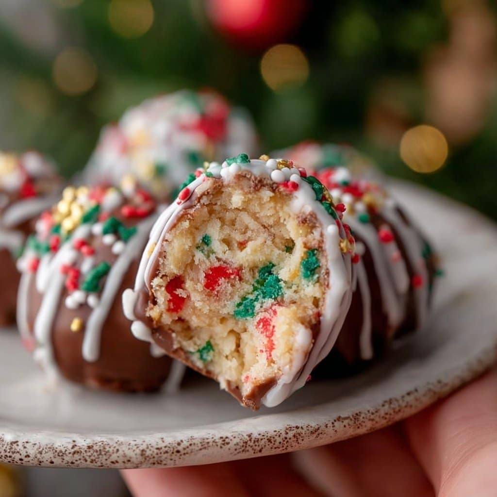 Little Debbie Christmas Tree Cake Truffles