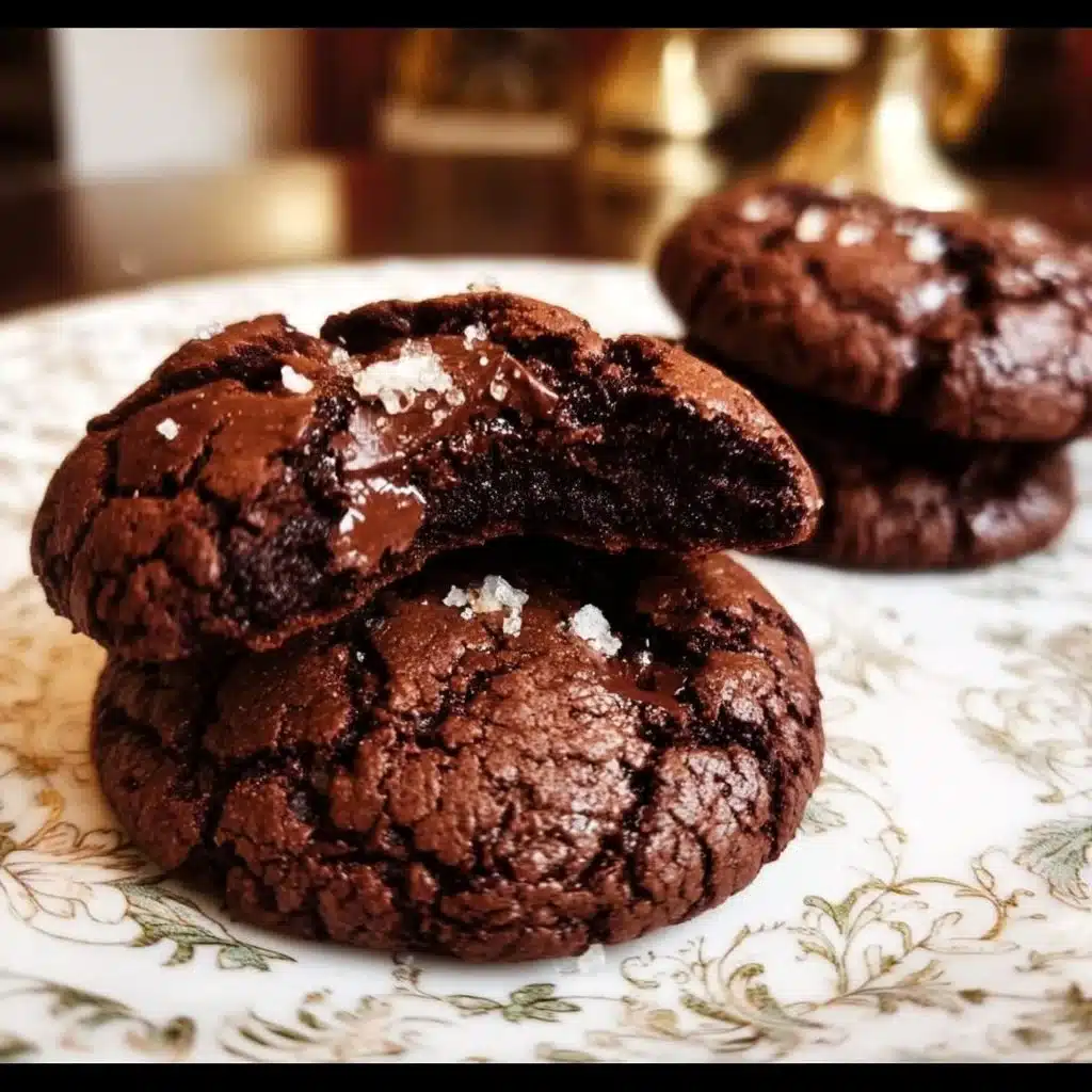 Delicious gourmet brownie cookies with rich chocolate flavor