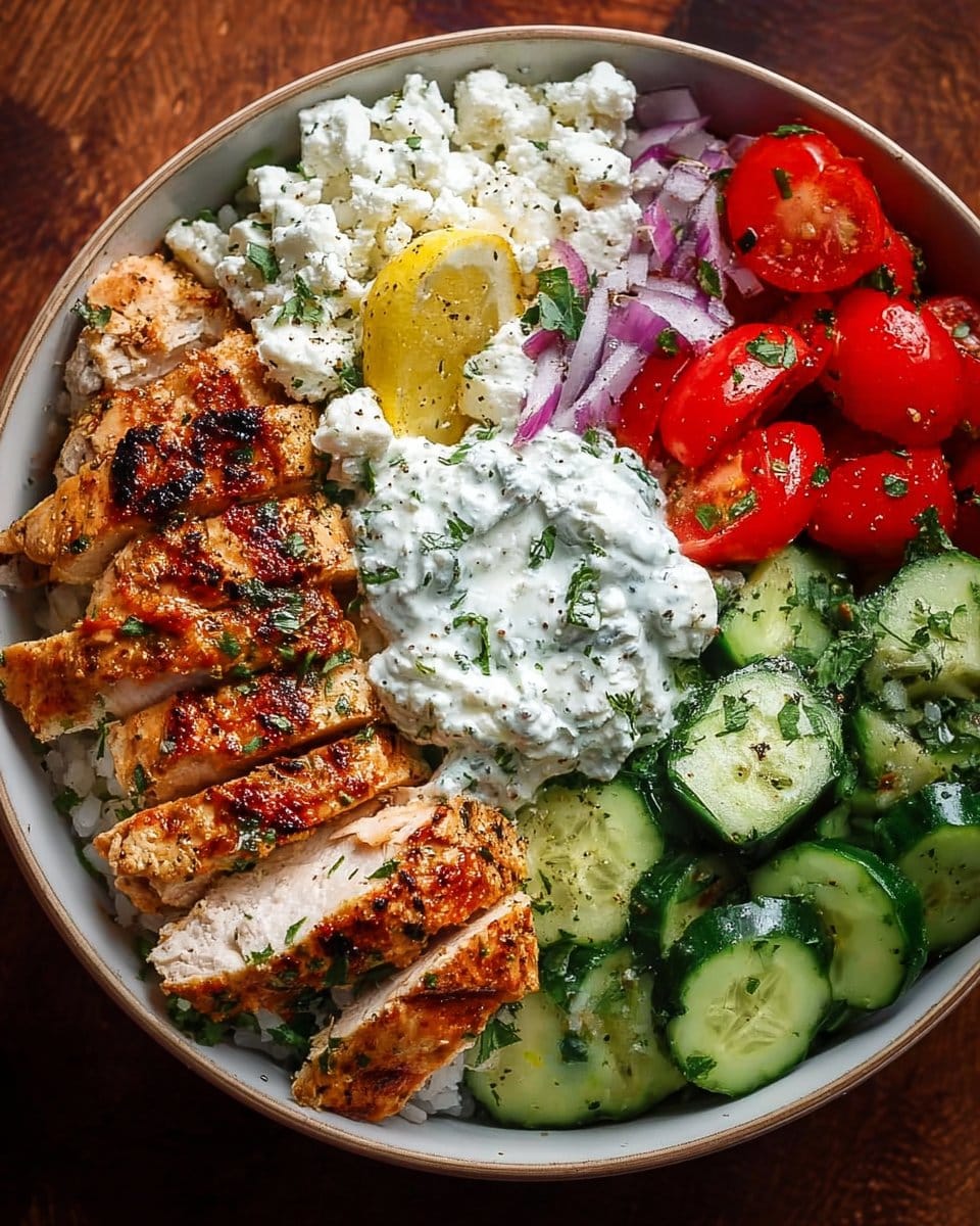 Greek Chicken Bowls