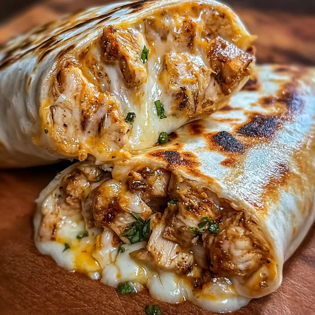 Ooey-Gooey Cheesy Garlic Chicken Wraps You’ll Love! 5 Ooey-Gooey Cheesy Garlic Chicken Wraps You’ll Love!