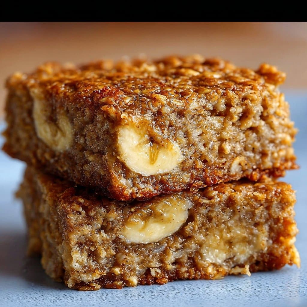 Banana Oatmeal Bars