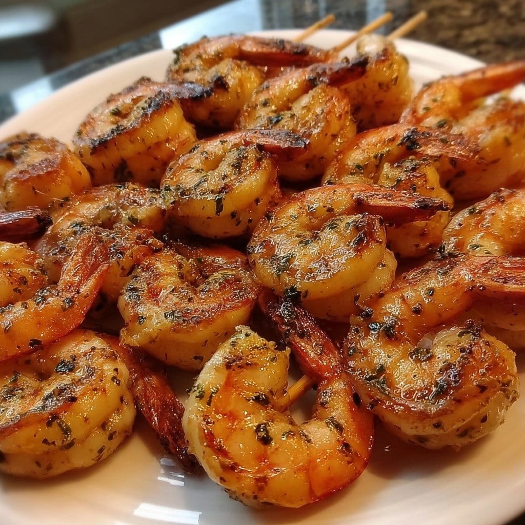 Grilled Garlic and Herb Shrimp