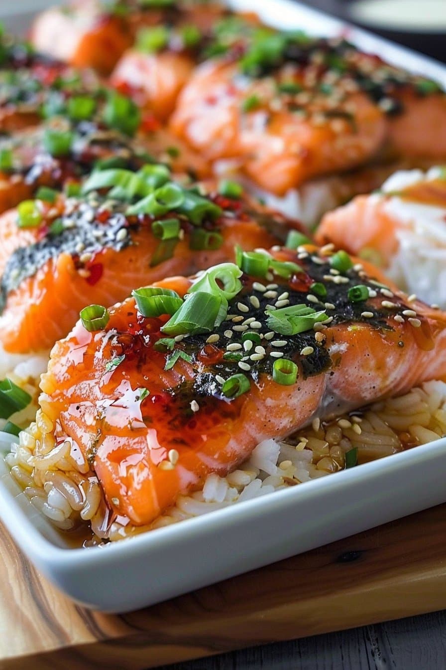 Spicy Salmon Sushi Bake Recipe 6 Spicy Salmon Sushi Bake Recipe