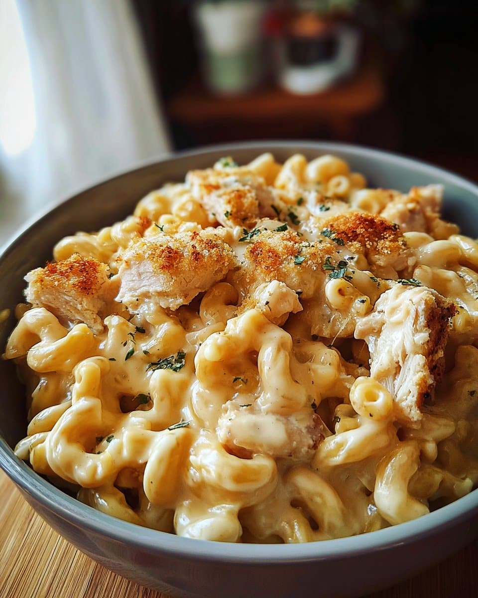 Creamy Chicken Mac and Cheese