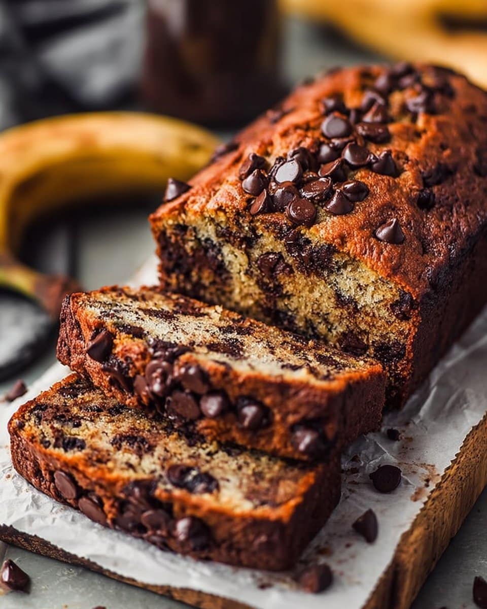 Super Moist Chocolate Chip Banana Bread Recipe