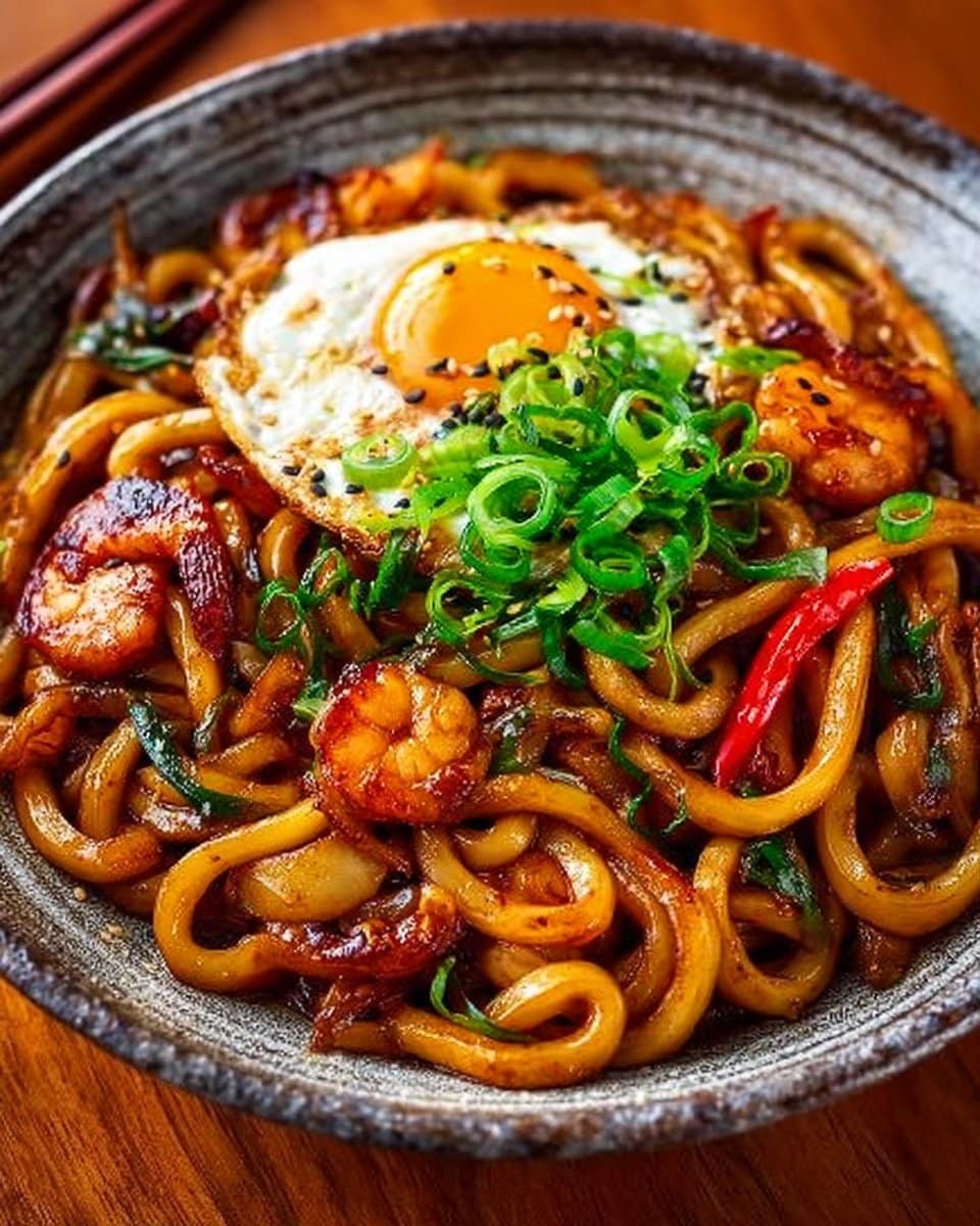 Grilled Udon 4 Grilled Udon