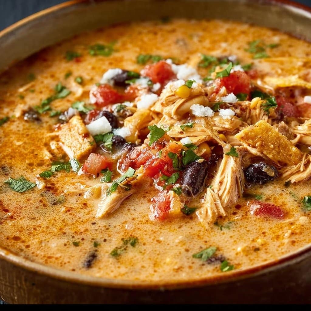Creamy Chicken Tortilla Soup 5 Creamy Chicken Tortilla Soup