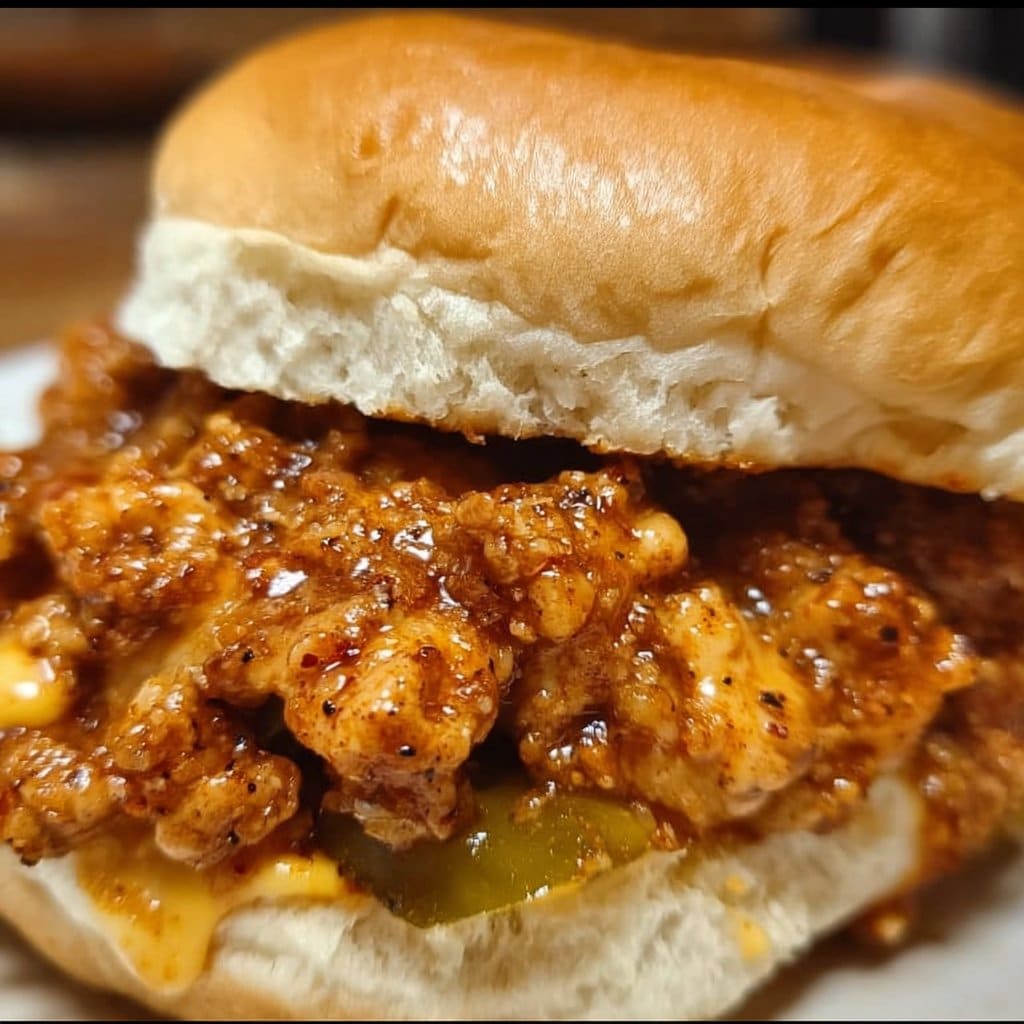 Cajun Chicken Sloppy Joes