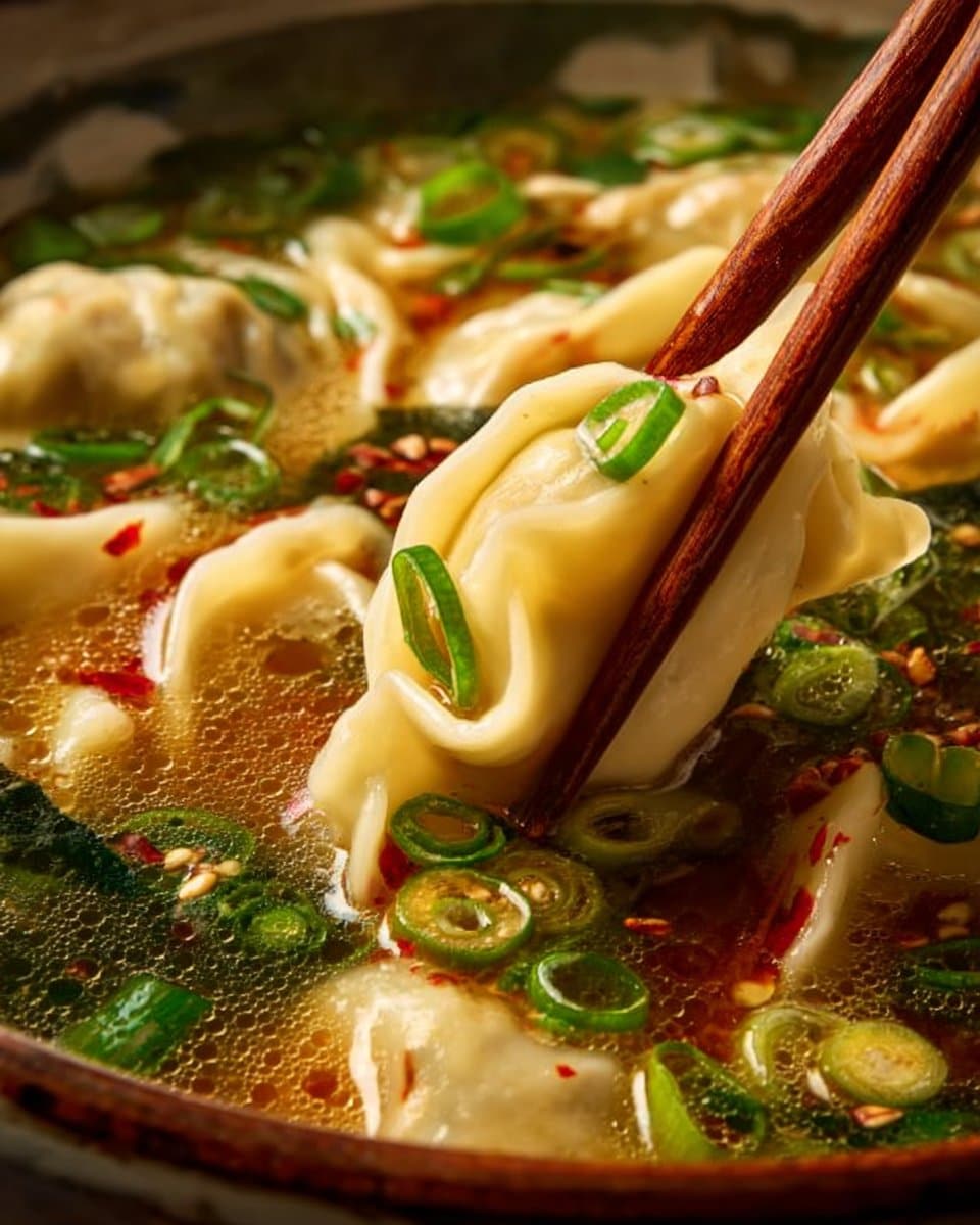 10 Minute Gyoza Soup