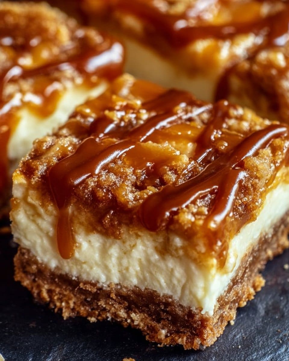 Caramel Apple Cheesecake Bars