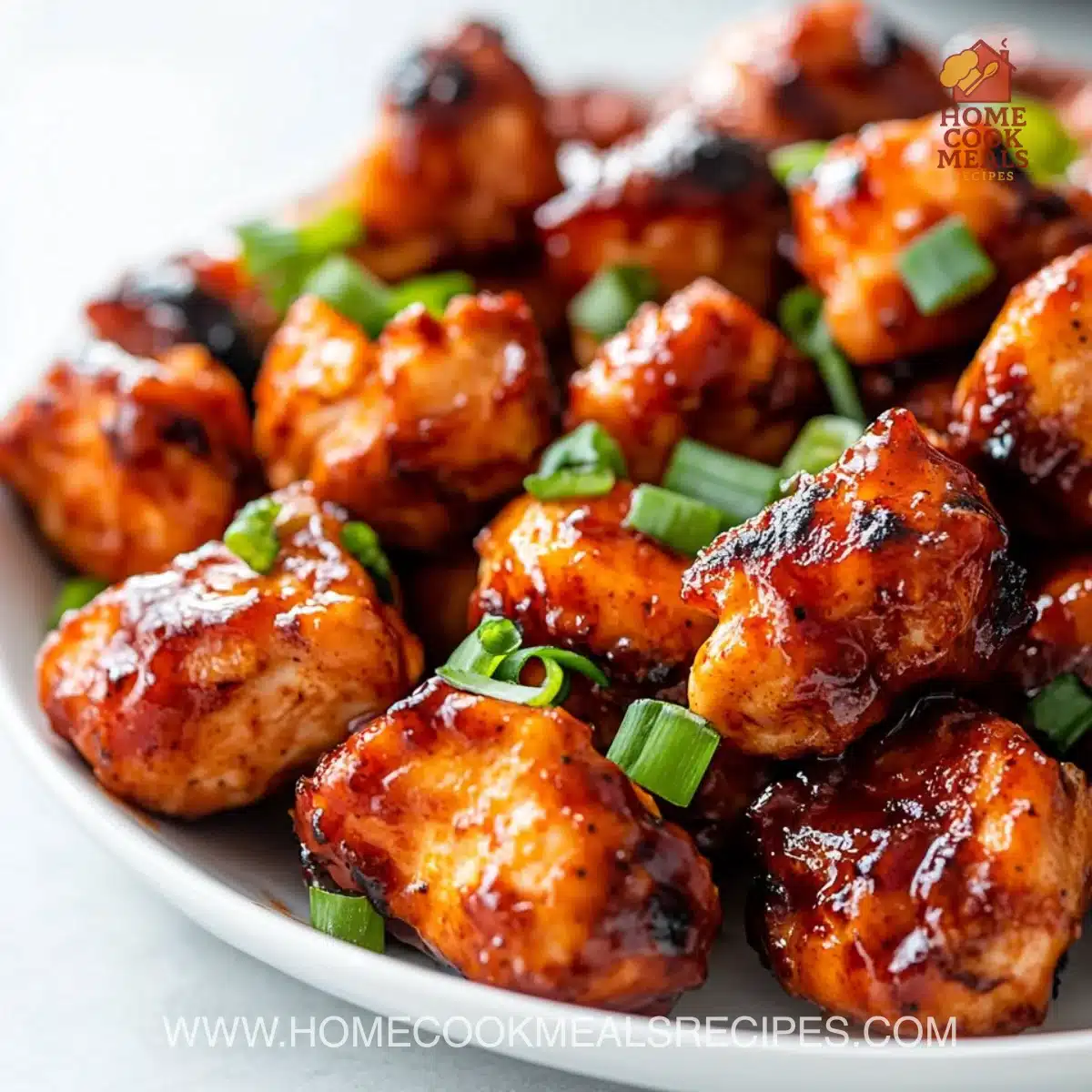 Air Fryer Honey BBQ Chicken Bites