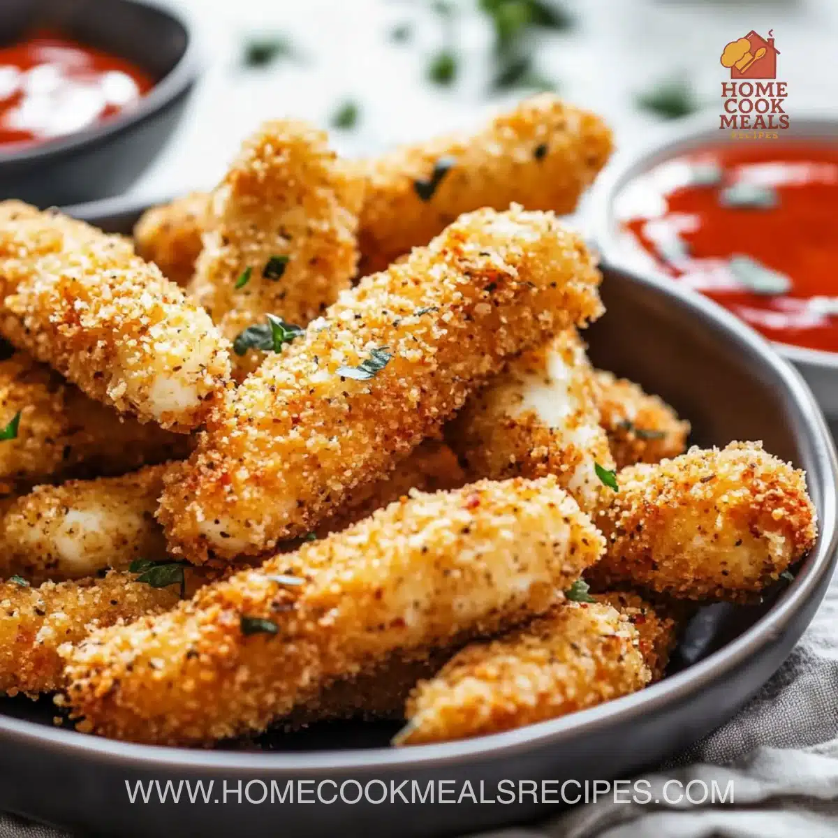 Air Fryer Mozzarella Sticks