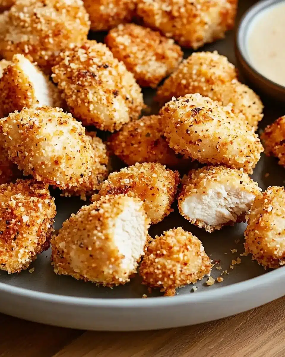 Air Fryer Ranch-Crusted Chicken Bites