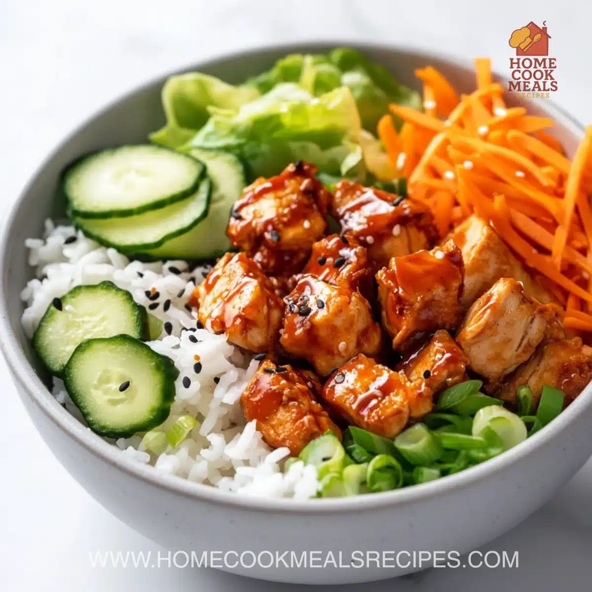 Bang Bang Chicken Bowl 7 Bang Bang Chicken Bowl