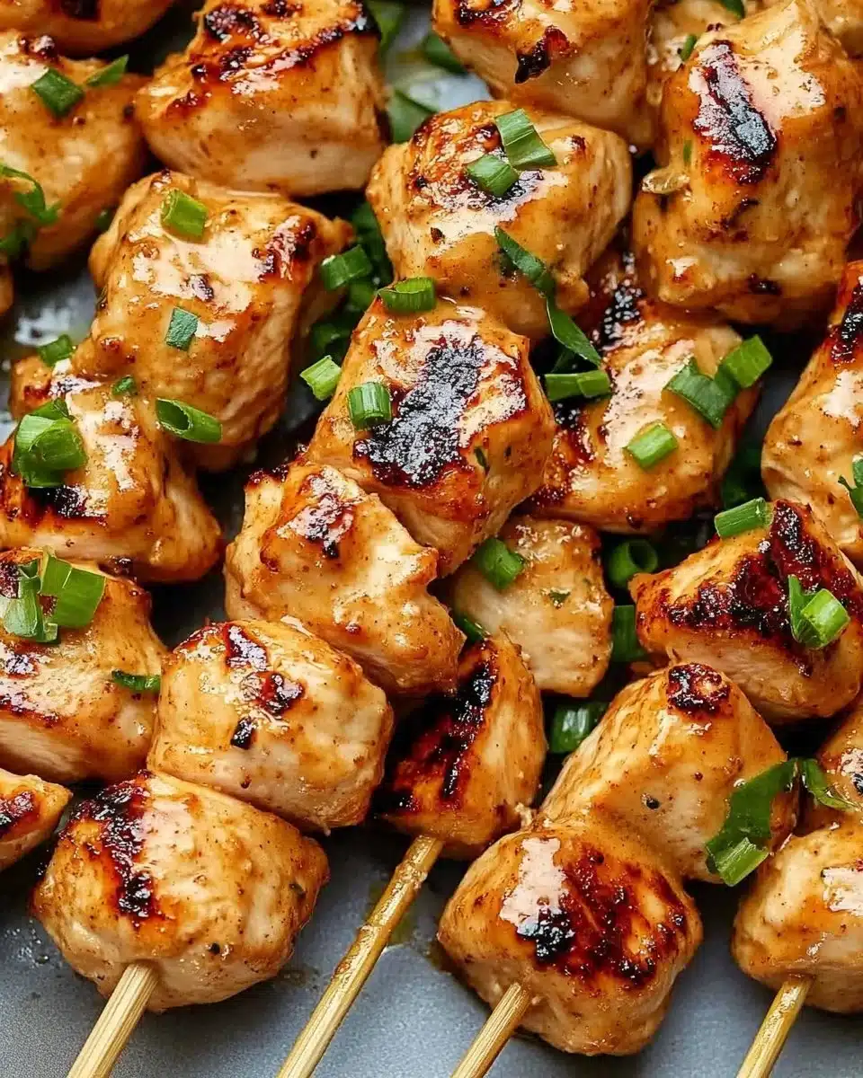 Bang Bang Chicken Skewers