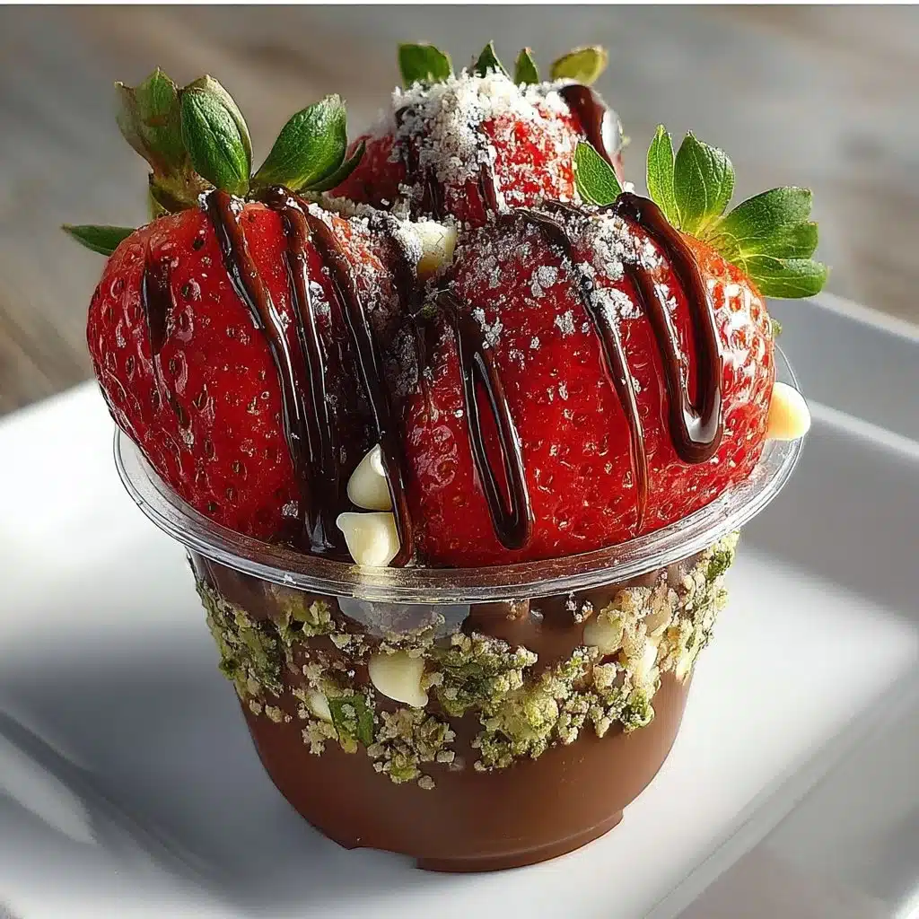 Dubai Chocolate Strawberry Cup