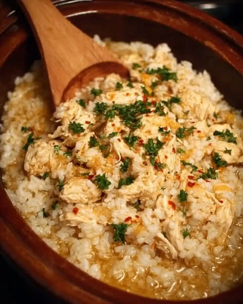 Crock Pot Chicken and Rice