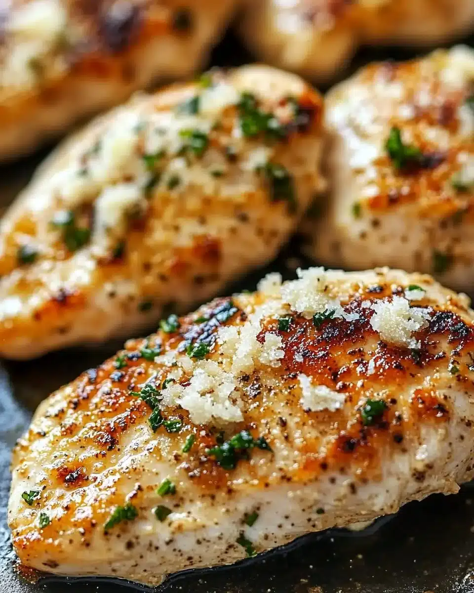 Blackstone Garlic Parmesan Chicken