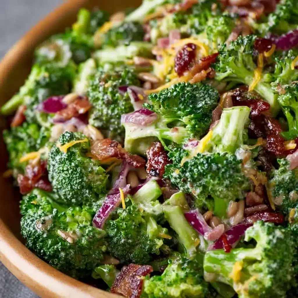 Broccoli Salad with Beef 5 Broccoli Salad with Bacon