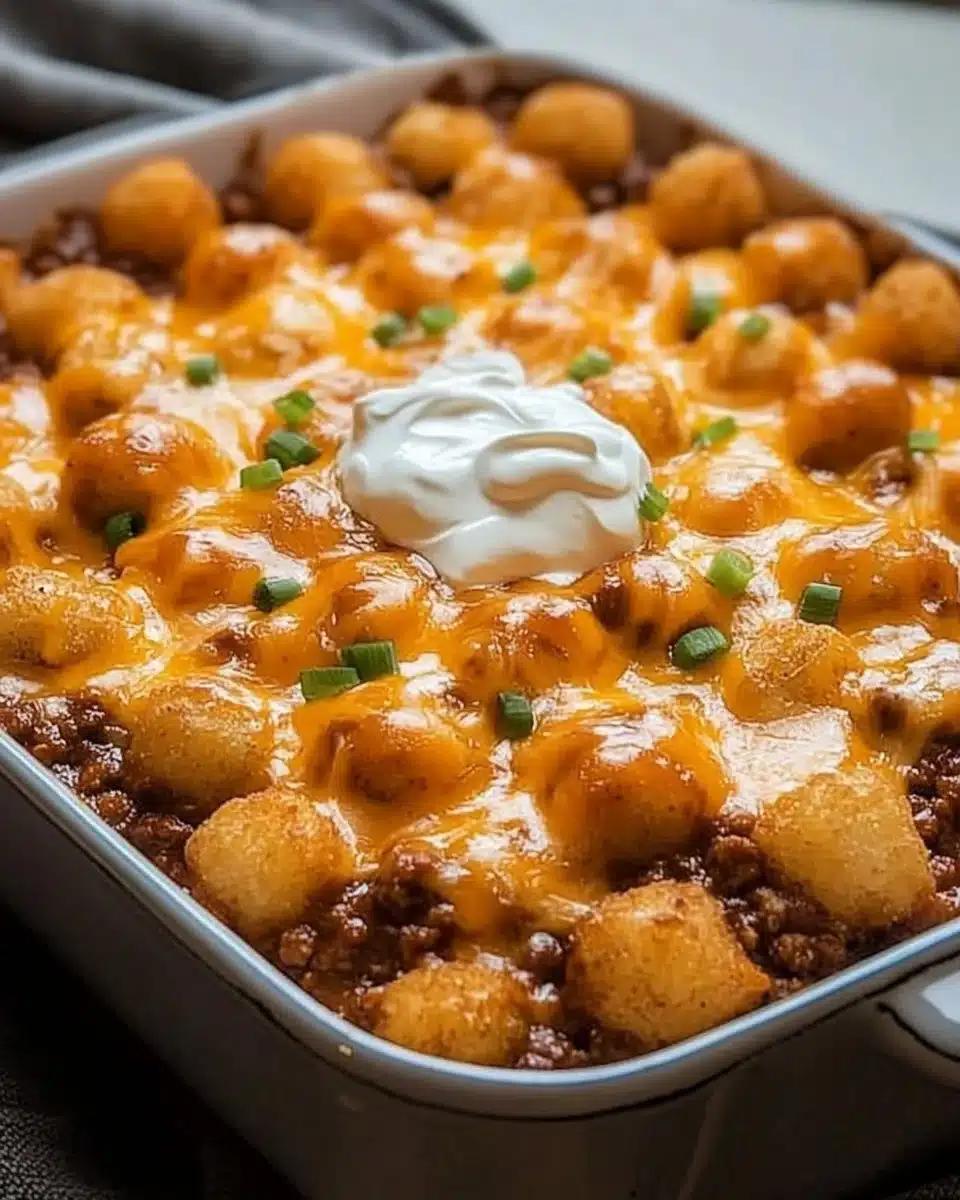 Chili Cheese Tater Tot Casserole: A Family Favorite Dish! 2 Chili Cheese Tater Tot Casserole: A Family Favorite Dish!