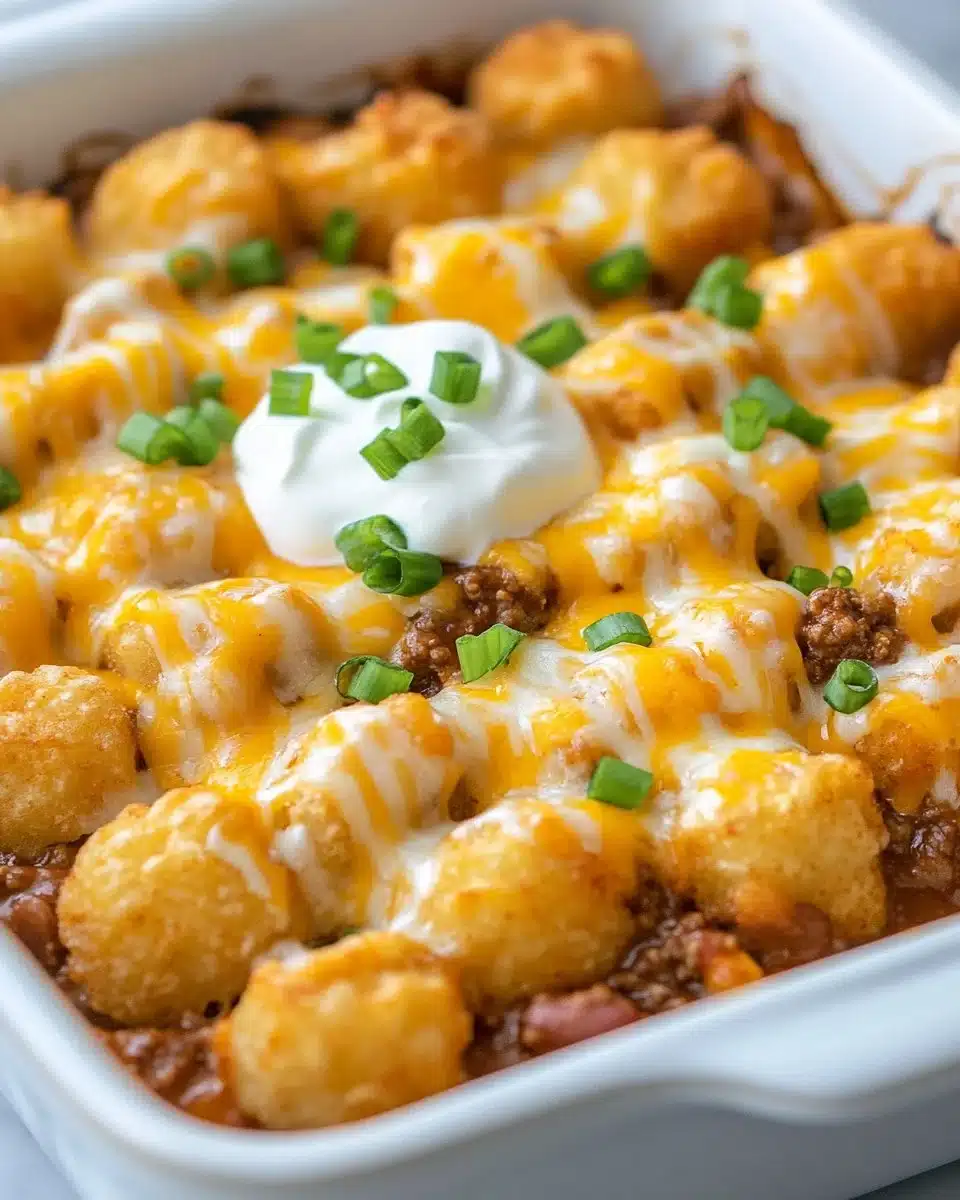 Chili Cheese Tater Tot Casserole: A Family Favorite Dish! 4 Chili Cheese Tater Tot Casserole: A Family Favorite Dish!