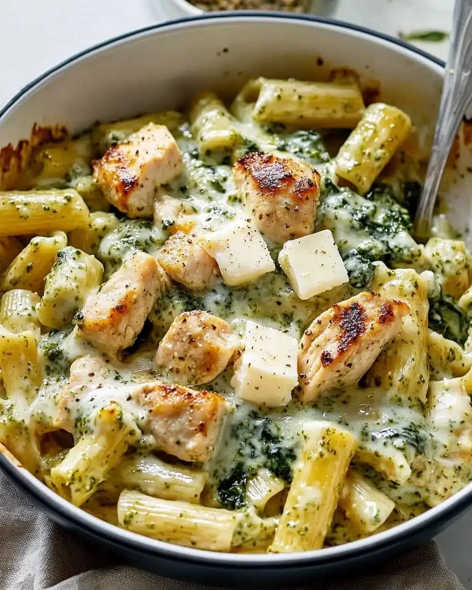 Creamy Pesto Chicken Pasta