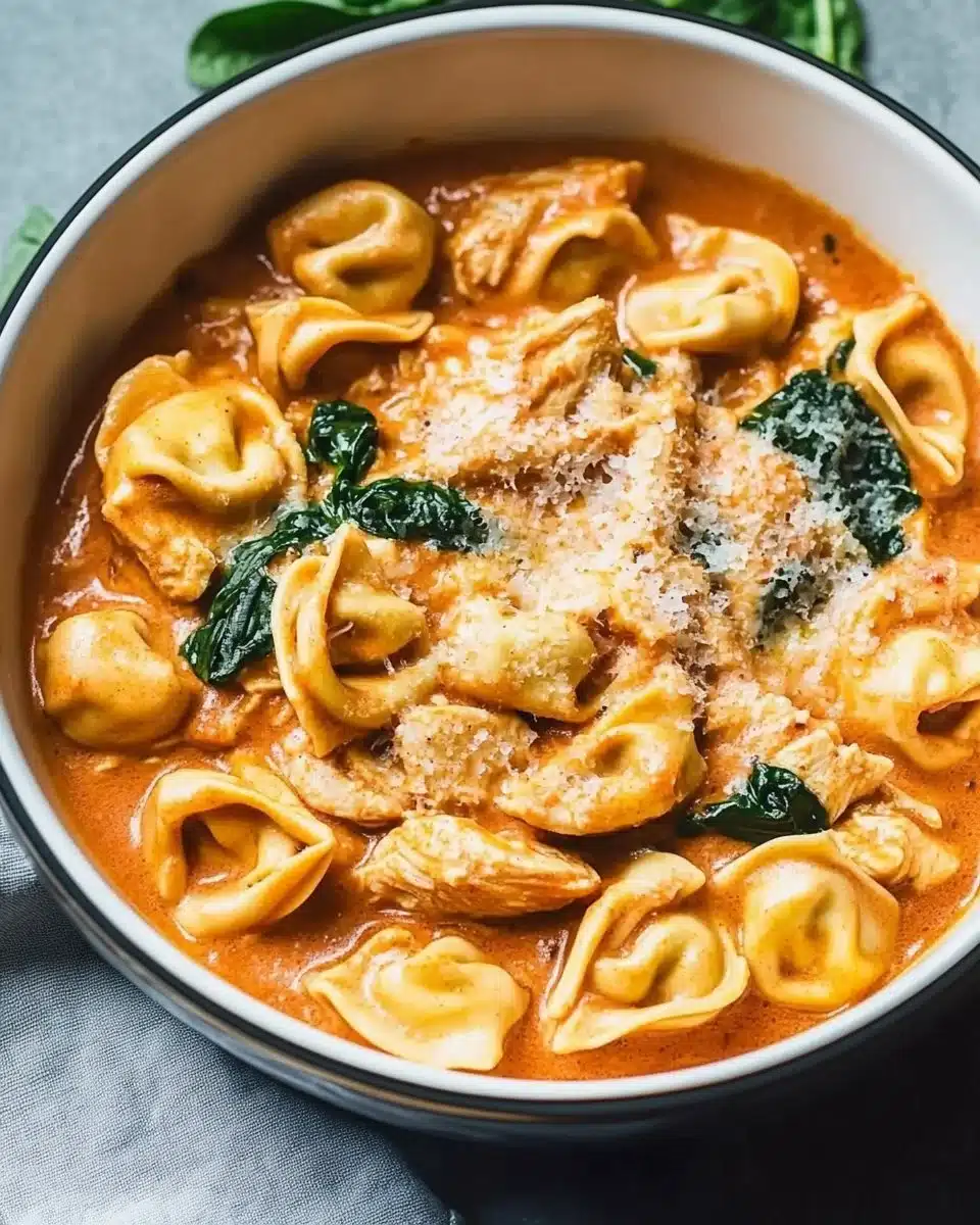 CrockPot Chicken Tortellini