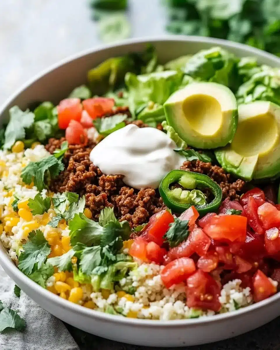 Easy Low Carb Burrito Bowl - 25min Breakfast Protein-Packed