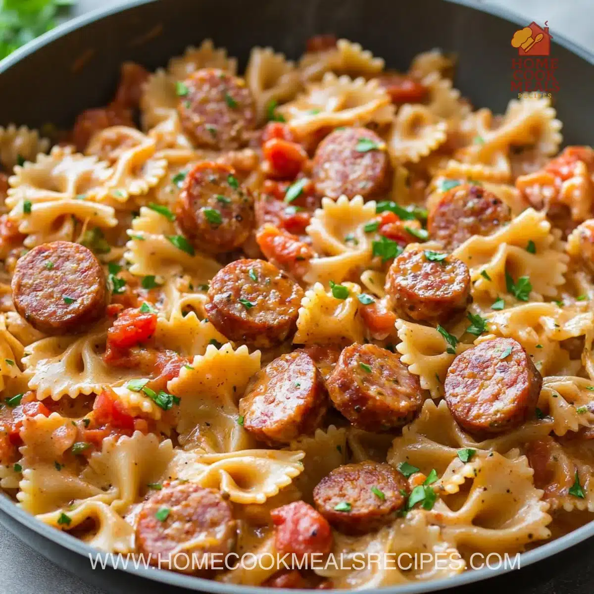 One Pot Creamy Cajun Sausage Pasta