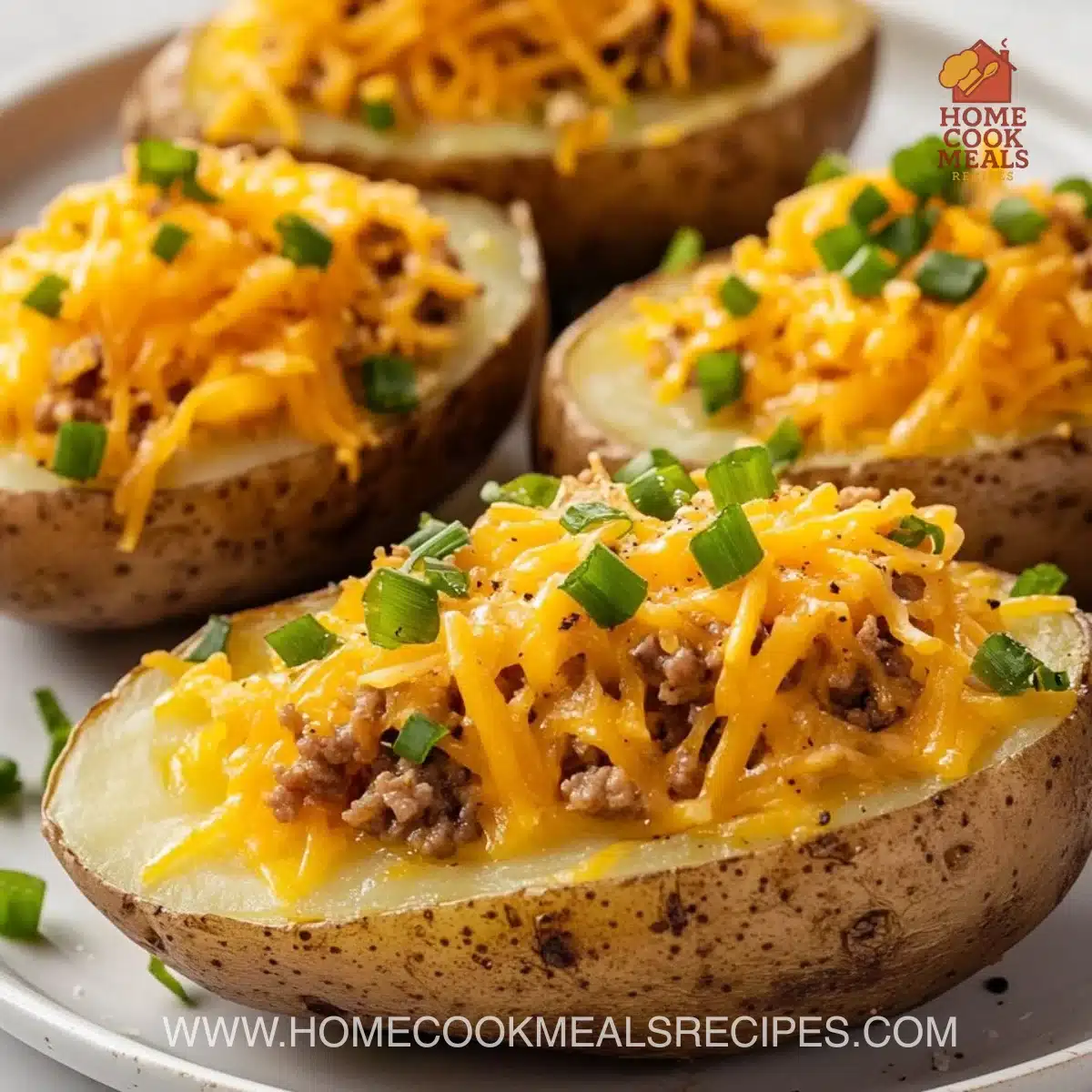 Savory Blackstone Loaded Potatoes