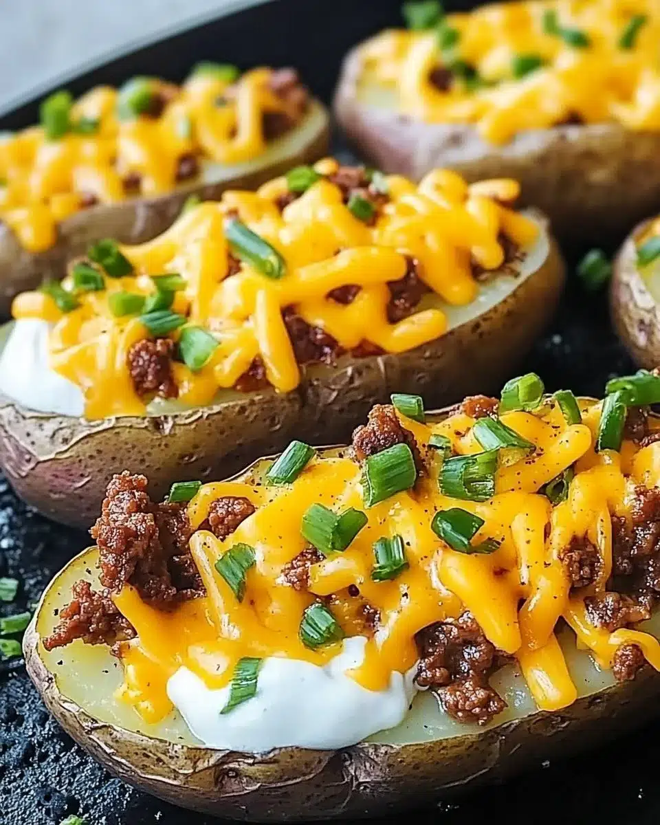Savory Blackstone Loaded Potatoes